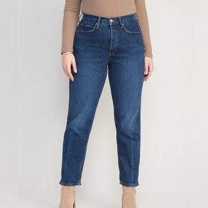 Old Navy Curvy Extra High Rise, Straight Jean Size 12